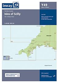 Imray Chart - Carte marine Y49 - Isles of Scilly (îles Scilly)