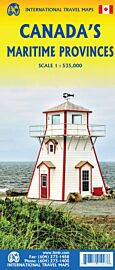 ITM - Carte des provinces maritimes canadiennes (Nova Scotia, New Brunswick, and Prince Edward Island)