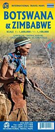ITM - Carte du Botswana - Zimbabwe