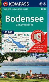 Kompass - Carte de randonnée - n°1C - Bodensee - Gesamtgebiet (Lac de Constance)