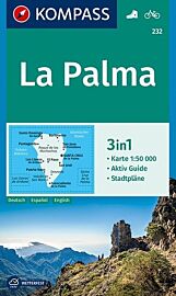 Kompass - Carte de randonnées - n°232 - La Palma