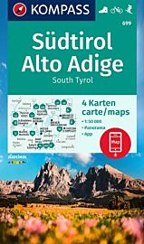 Kompass - Carte de randonnées - n°699 - Sud Tyrol, Haut-Adige