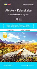 Norstedts - Carte et guide de randonnée sur le Kungsleden - n°1 - Abisko - Kebnekaise