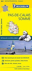 Michelin - Carte Départements N°301 - Pas-de-Calais - Somme