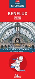 Michelin - Carte N°714 - Benelux (Belgique, Pays Bas, Luxembourg) - Edition 2026