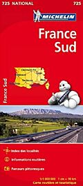 Michelin - Carte N°725 - Carte de la France Sud - Edition 2015