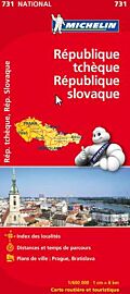 Michelin - Carte N°731 - République Tchèque et Slovaquie