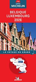 Michelin - Carte routière - Réf.716 - Belgique - Luxembourg - Edition 2026