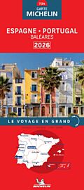 Michelin - Carte routière - Réf.734 - Espagne - Portugal - Edition 2026