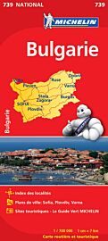 Michelin - Carte routière - Réf.739 - Bulgarie