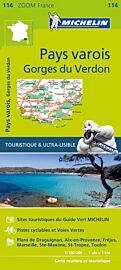 Michelin - Carte Zoom France n°114 - Pays Varois  Gorges du Verdon