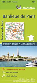 Michelin - Carte Zoom n°101 - Banlieue de Paris - Édition 2021
