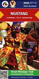 Editions Nepa Maps - Carte ref.NP108 - Mustang - GHT trekking map - Lo Monthang - Teri La - Damodar Himal