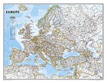 National Geographic - Carte murale papier - Europe