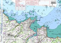 Navikayak - Carte de kayak de mer - NVK-P-0163 - Beg an Fry à Saint-Effam