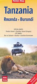 Nelles - Carte - Tanzanie - Rwanda - Burundi