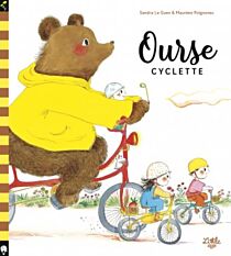 Little Urban éditions - Livre jeunesse - La famille Lavande - Ourse-Cyclette