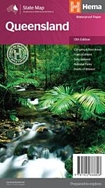 Hema maps - Carte routière - Queensland