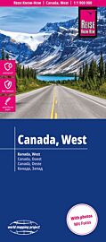 Reise Know-How Maps - Carte de l'ouest du Canada
