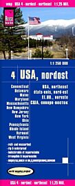 Reise Know-How Maps - Carte du Nord-Est des Etats-Unis