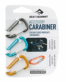 Sea to Summit - Pack de 3 petits mousquetons 