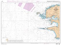 SHOM - Carte marine pliée - 7066L - De l'Île Vierge à la Pointe de Penmarc'h - Abords de Brest