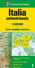 T.C.I (Touring Club italien) - Carte - Italie du nord