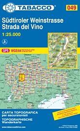 Tabacco - Carte de randonnées - 049 - Sudtiroler Weinstrasse - Strada del Vino