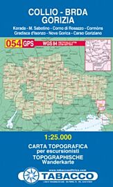 Tabacco - Carte de randonnées - 054 - Collio - Brda - Gorizia