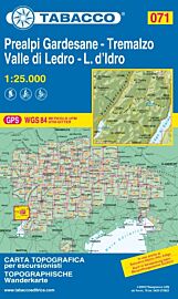 Tabacco - Carte de randonnées - 071 - Prealpi gardesane - Tremalzo - Valle di Ledro - L.d'Idro