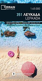 Terrain Maps - Carte de Lefkada (Leucade)