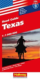 Hallwag - Carte régionale USA n°9 - Texas