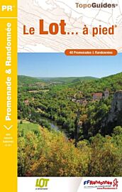 Topo-guide FFRandonnée - Réf. D46 - Le Lot à pied