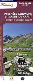 Topo-guide FFRandonnée - Topocarte Réf.T662 - Pyrénées Cerdagne et Massif du Carlit