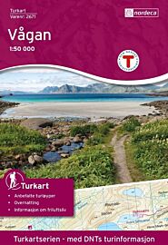 Nordeca - Carte de randonnées - n° 2671 - Vagan (Région des Lofoten)