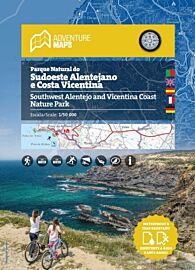 Adventure Maps - Carte de randonnées - Sudoeste Alentejano e costa Vicentina (Carte du Parc Naturel du Sud-Ouest de l'Alentejo et de la Côte Vicentina)