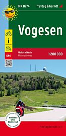 Freytag & Berndt - Carte - Les Vosges à moto