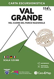 Geo4map editore - Carte de randonnées - Carte n°114 - Val Grande
