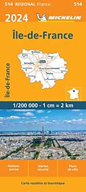 Michelin - Carte Régionale n°514 - Île-de-France - Edition 2024