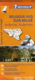 Michelin - Carte régionale n°534 - Belgique Sud, Ardenne