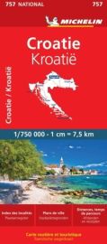 Michelin - Carte routière - Réf.757- Croatie