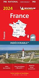 Michelin - Carte N°792 - France indéchirable - Edition 2024
