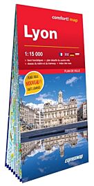 Express Map - Carte plastifiée - Plan de Lyon