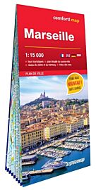 Express Map - Carte plastifiée - Plan de Marseille