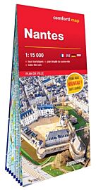 Express Map - Carte plastifiée - Plan de Nantes