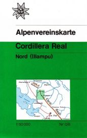 Alpenvereinskarte - Carte de Randonnée - Cordillera Real Nord (Illampu) 0/8