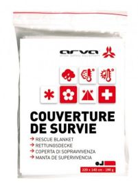 Arva Equipement - Couverture de survie (Argent - 190 grammes)