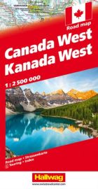 Hallwag - Carte - Canada Ouest