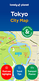 Lonely Planet - Plan de ville (en anglais) - Tokyo city map