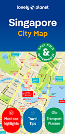 Lonely Planet - Plan de ville (en anglais) - Singapore city map (Singapour)